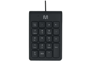 Teclado numérico com fio USB Preto TC227 Multi