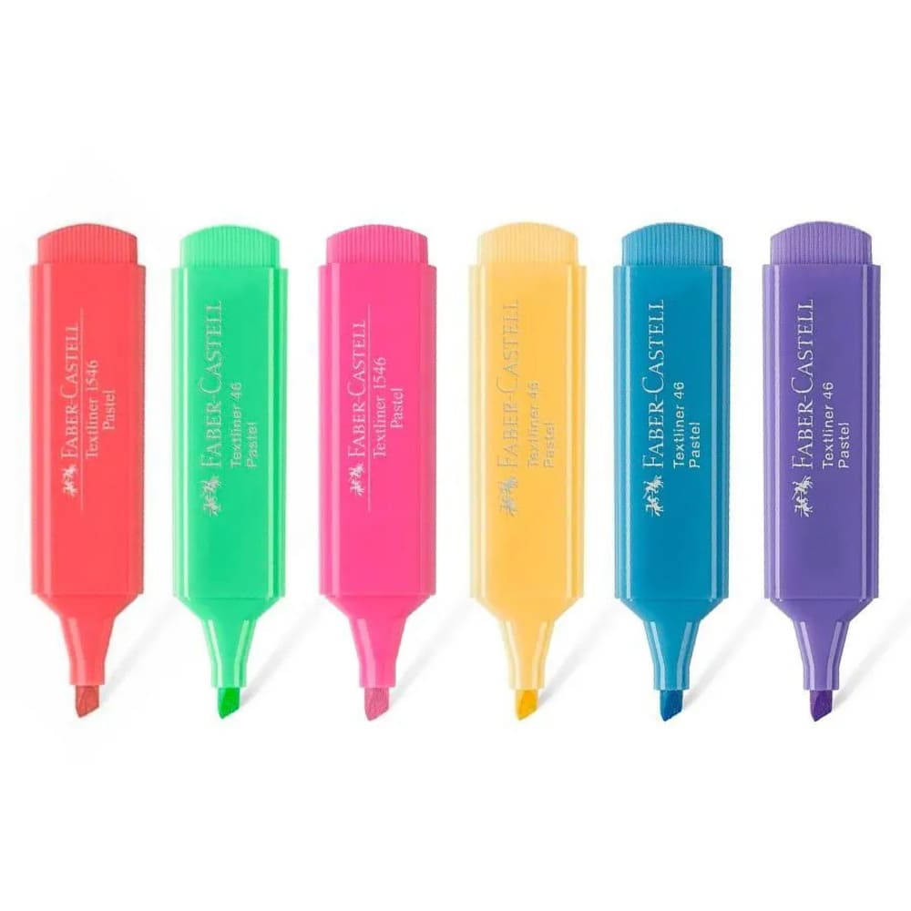 Marca Texto Textliner 46 Pastel Unidade - Faber Castel