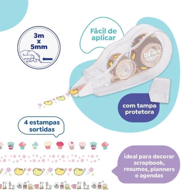 FITA DECORATIVA 5MMX3MTS - TRIS