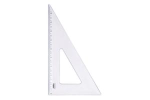 Esquadro Escolar 60° 210mm x 600mm und - Waleu