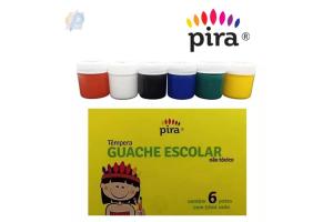 Tinta Guache Escolar 15ml C/6 und - Piratininga