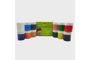 Tinta Guache Escolar 15ml C/12 und - Piratininga