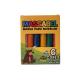 Massinha de Modelar 6 Cores 65g Und - Massabel