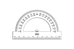 Transferidor Acrílico 180° und - Tilibra