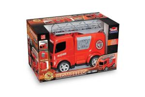 Caminhão Bombeiro Fire Truck Com Escada - Usual Brinquedos 3+