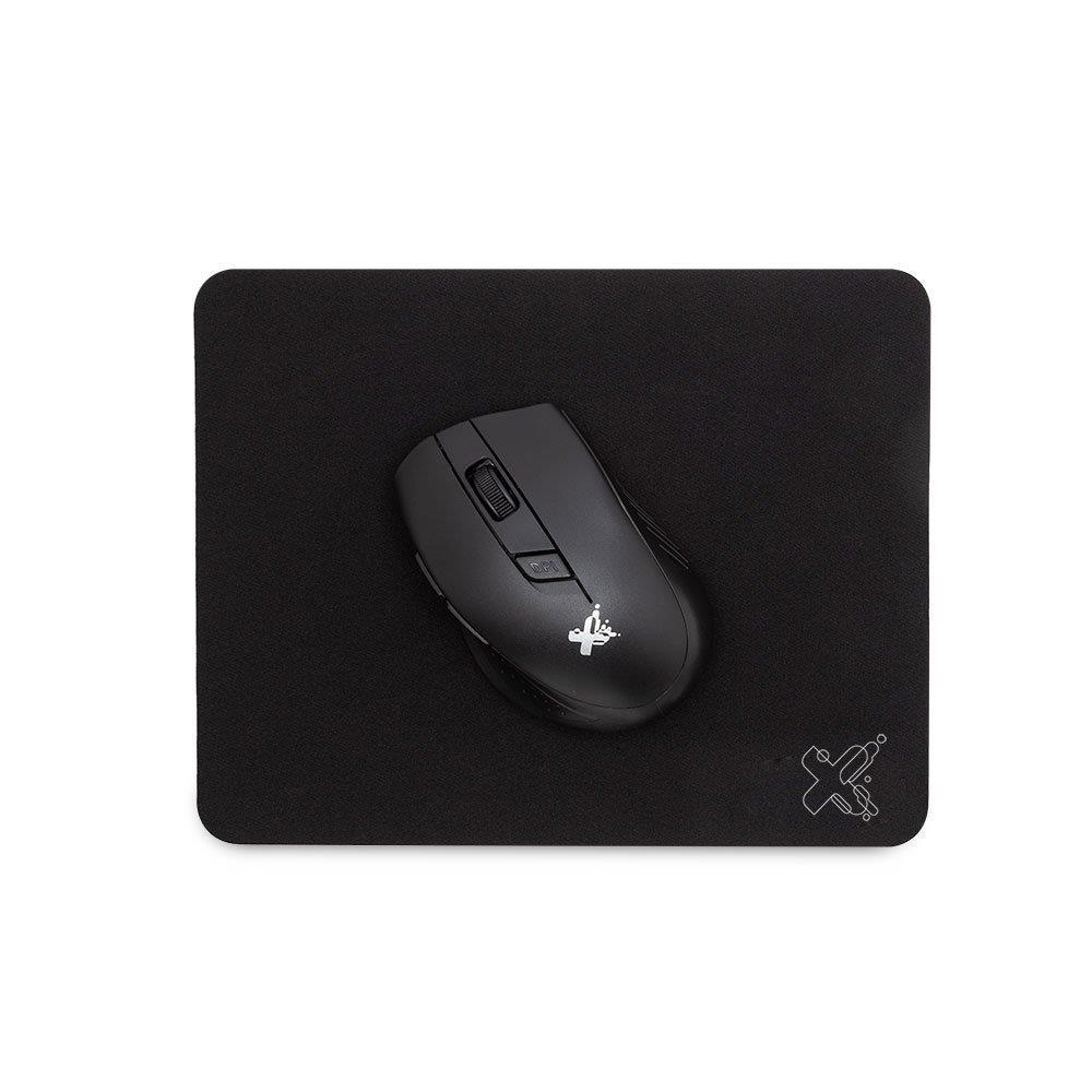 Base para mouse tecido preto, 22 x 17.8 cm