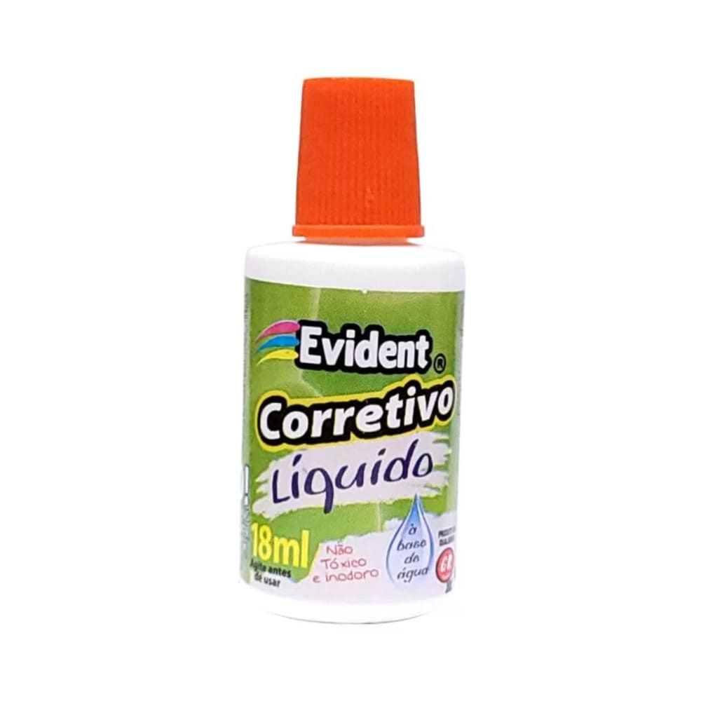 Corretivo Líquido Evident 18ml Und - Evident