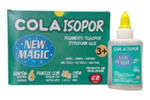 Cola Isopor GR Química 40g Und - New Magic
