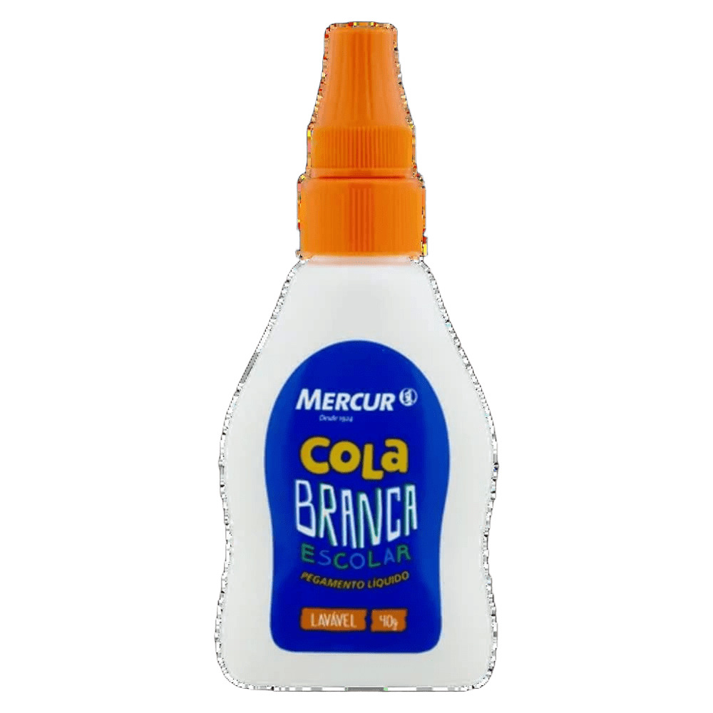 Cola Branca Escolar 40g - Mercur