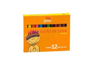 Giz de Cera GC 12 Cores - Piratininga