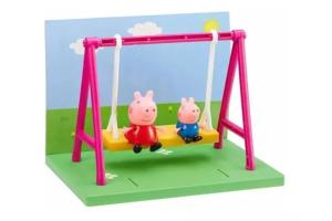 Brinquedo Bonecos Balanço Peppa E George - Sunny