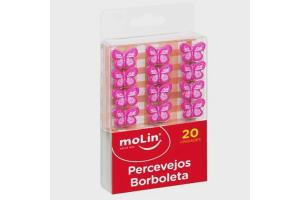 Percevejo Borboleta Rosa C/20 und - Molin