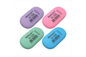 Borracha Natural Oval Neon Sortido - Mercur