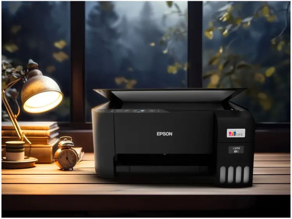 Impressora Multifuncional Tanque de Tinta Ecotank L3250, Colorida, Wi-Fi, Conexão USB, Bivolt, Epson