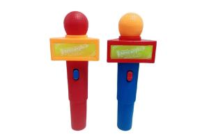 Brinquedo Microfone Infantil Microfone Infanti Amplia Voz Com Luz E Som Sortido Pica Pau - Pica-Pau 6 Meses+