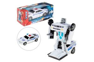 Carrinho Policial Speed Ranger Transforma Em Robô - Zein 3+