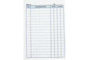 Caderneta Deve/Haver 110Mmx154 Mm 16 Folhas - Tamoio