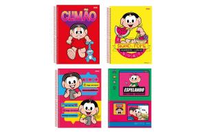 Caderno Espiral C. Dura Monica 80Fls Sortido - Sao Domingos