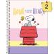 Caderno 10 Matérias 160Fls Snoopy  C. Dura Sortido - Tilibra