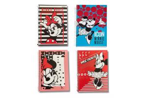 Caderno 1 Matéria 80Fls Minnie C. Dura Sortido - Jandaia