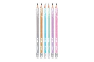 Lapis Grafite Glitter Deco Woodfree Hb Unidade - Maped