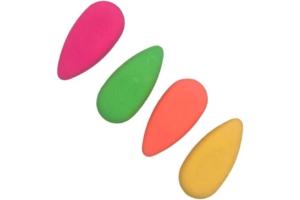 Borracha Plástica Fantasia Neon Sortido - Cis