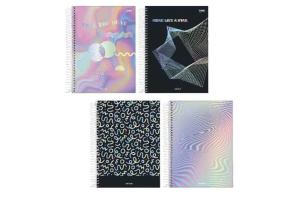 Caderno 1 Matéria C. Dura Gradient 80Fls Sortido - Jandaia