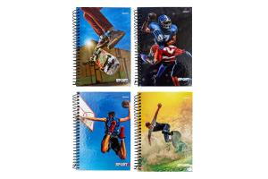 Caderno 1 Matéria 80Fls Sport C. Dura Sortido - Jandaia
