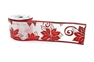 Fita Natalina De Juta Decorada 6,3Cm X 2,7M - Fartex