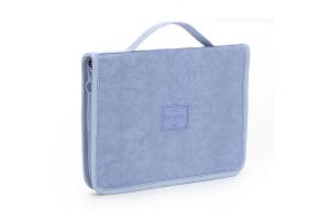 Estojo 1 Zíper  Crinkle Azul und - Maxlog