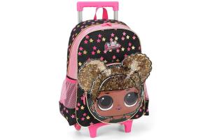 Mochila com Rodinhas LoL Surprise Preta und - Maxlog