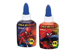 Cola Branca Homem Aranha 40g Und - Molin