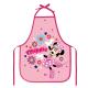 Avental Escolar Estampado a Minnie Rosa und - Dac