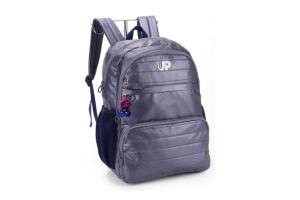 Mochila De Costas Crinkle Metalizada Azul UP4YOU und - Maxlog