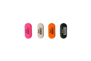 Borracha Natural Oval Neon Sortido - Brw