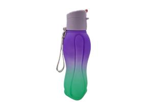 Garrafa Squeeze Com Alça e Bico Degradê Fashion 600ml Sortido - Rio De Ouro