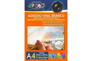 Papel A4 Fotográfico Adesivo Vinil Branco 120g/m² - Off Paper