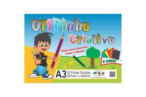 Papel Offpinho Criativo A3 120g 20fls und - Off Paper