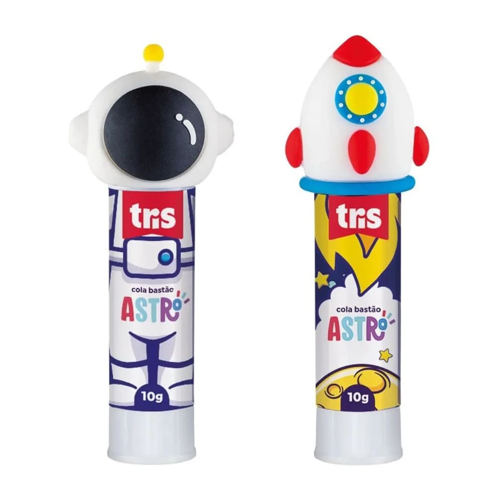 Cola Bastão Escolar Astro 10g - Tris