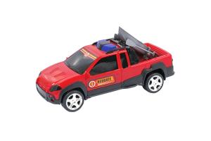Carrinho Policial Power Resgate Com Barco - Bstoys 3+