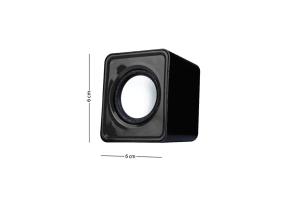 Caixa de Som USB Office Flow ES-209 Preta - Leonora