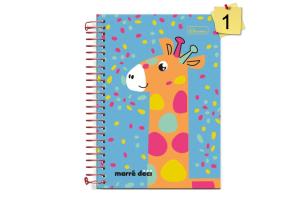 Caderno 1/4 80 fls Marre Deci C. Dura Sortido - Cadersil