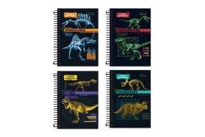 Caderno 1/4 80 fls Planeta Dinossauro C. Dura Sortido - Cadersil