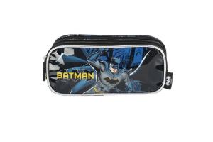 Estojo 3 Ziper Batman  Preto und - Maxlog