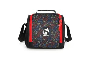 Lancheira Térmica Up4You 4Y Vermelho e Preto Juvenil und - Maxlog
