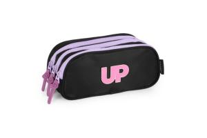 Estojo 3 Ziper Up4you Preto und - Maxlog