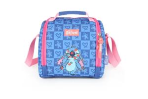 Lancheira Térmica Stitch Azul com rosa Infantil und - Maxlog