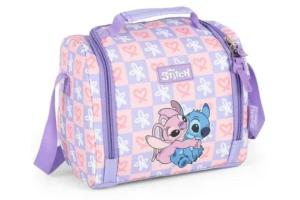 Lancheira Térmica Stitch roxo com rosa Infantil und - Maxlog