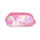 Estojo 3 Ziper Unicornio Pink und - Maxlog