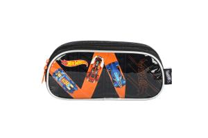 Estojo 3 Ziper Hot Weels Preto und - Maxlog